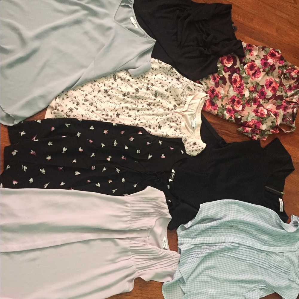 8+ Shirt/blouse lot
